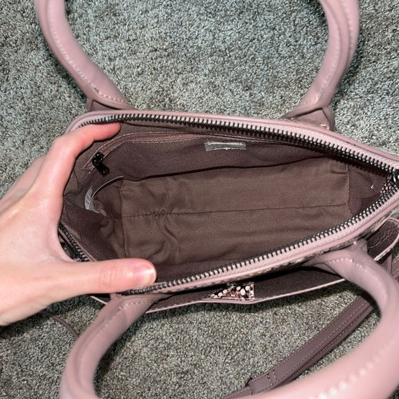 A New Day Small Mauve Snakeskin Crossbody Purse - Picture 6 of 9